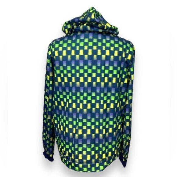 Totally Pink Women’s Holo Check Pullover Hoodie, Blue, size XL - Picture 3 of 6